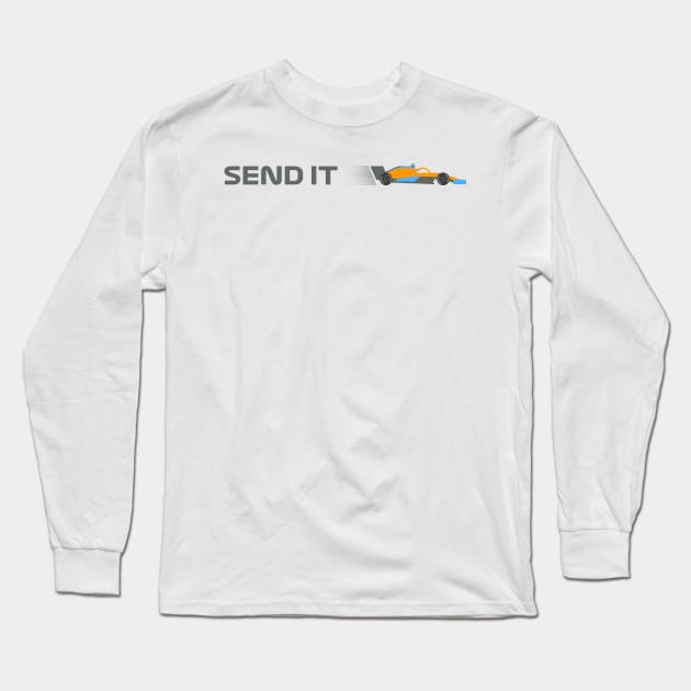 F1 - Send it Long Sleeve T-Shirt by jurgen